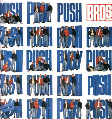 BROS PUSH LP VINYL 10 track LP with inner and A1/B4 matrix. Inner has pen mark d - Bild 1 von 4