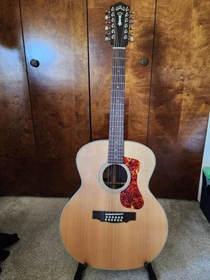 Guild F-1512 Jumbo 12-string Acoustic Guitar - Natural - Image 1 of 4