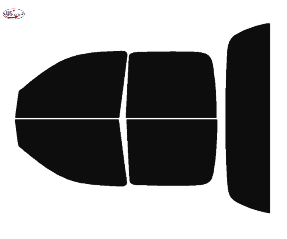 Kit de película de tinte de ventana de 2 capas precortada para Mitsubishi Raider 2006-2010 doble cabina Foto 1 de 4