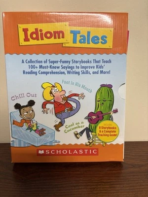 Idiom Tales: A Collection of  Storybooks That Teach  8 Books + Teacher Guide New - Image 1 of 4