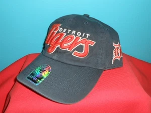 RARE! Vintage NOS Detroit Tigers 47' Brand Script Logo Adjustable Hat B138 - Picture 1 of 8