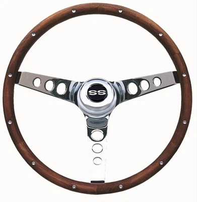 Chevrolet Monte Carlo SS 1970-72 13,5" volante Woodgain con kit de instalación Foto 1 de 4