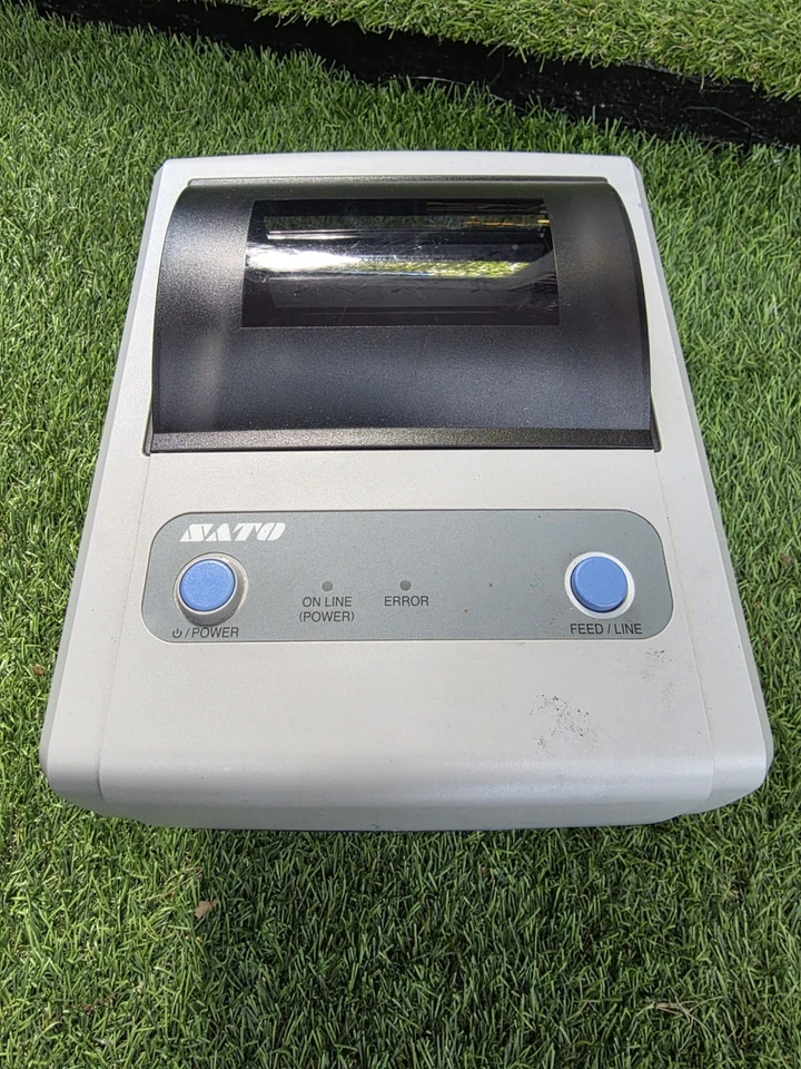 Sato Bar Code Printer CG408TT IEEE1284 Label Thermal Printer 19VDC /JUA817 - Image 1 of 4