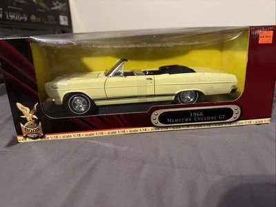 Road Signature - 1966 Yellow Mercury Cyclone GT - 1:18 Diecast - Sealed-New - Image 1 of 4