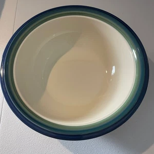 Vintage Pfaltzgraff Ocean Breeze 9.5” Large Serving Bowl Blue Green Excellent - Picture 1 of 5