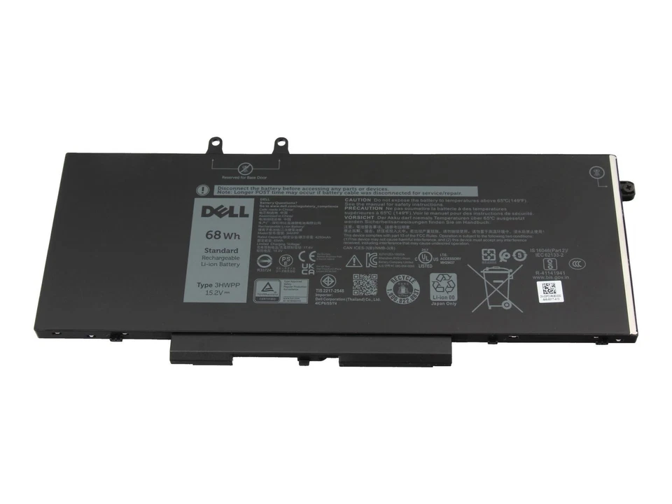Dell 3HWPP original Batterie 68Wh 15 2V