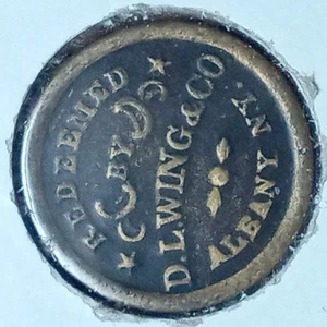 1863 DL Wing Union & Liberty Bürgerkrieg Medaille Original - Bild 1 von 4