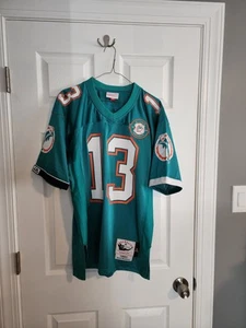 100% Authentic Mitchell & Ness 1990 Dan Marino Miami Dolphins Jersey Sz 40 M - Picture 1 of 5
