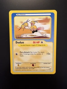 Pokémon TCG - 2004 Funskool DODUO **ERROR** DODRIO - RARE - INDIA - Bild 1 von 2