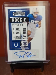 2020 Panini Contenders Football DEZMON PATMON RC ROOKIE TICKET AUTO #213 - Picture 1 of 2