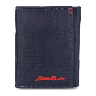 Men Signature Wallet (Available Cotton Canvas or Ripstop Nylon), Trifold-Navy... - Image 1 of 4