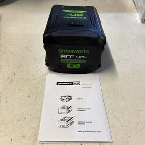 Greenworks 80V 4.0Ah Battery BAB742.FACTORY RECONDITIONED.V 0056 - Picture 1 of 5