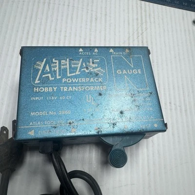 Atlas Powerpack modelo #2860 calibre N hobby transformador tren control sin probar Foto 1 de 4