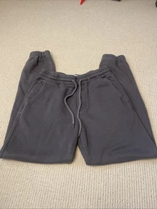 Hollister Relaxed Jogger Sweatpants Dark Gray Mens Small Tall Fleece - Picture 1 of 6