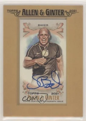 2021 Topps Allen & Ginter's Framed Mini Non-Baseball Simon Baker Rookie Auto RC - Image 1 of 2
