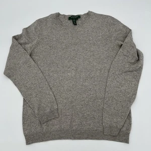 Ralph Lauren Women’s Oatmeal Sweater Petite Large - Picture 1 of 11