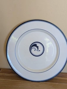 Dansk Flora Bayberry Blue & White Design Portugal 9" Salad Plate - Picture 1 of 6
