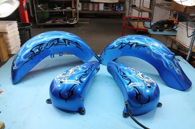 1465 95 HARLEY-DAVIDSON Heritage softail juego de latas guardabarros tanque de gasolina  Foto 1 de 4