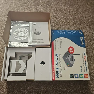 D-link Airplus Wireless Network DWL-810+ Enhanced 2.4GHz Ethernet Wireless Bridg - Image 1 of 4