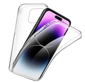 Case for iPhone 14 Pro Max Full 360 Gel Phone Cover Front and Hard - Picture 1 of 5