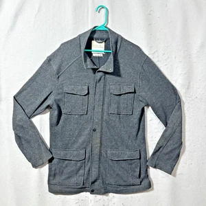 Buckle Ezekiel Fleecejacke Herren Grau XL Military Style - Bild 1 von 12