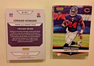 Jordan Howard #3 Bears RC 1 of 335 made 2016 Panini Instant All Rookie Team - Bild 1 von 1