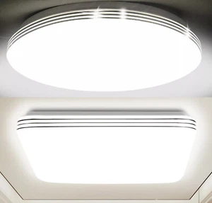 LED Decken Lampe Leuchte Wand Flur Küchen Wohn Zimmer Bad IP44 Rund Eckig - Bild 1 von 119