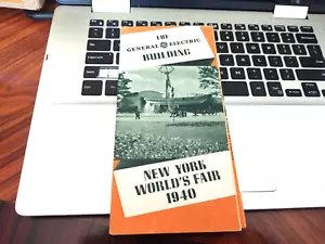 Folleto de colección 1939-40 de la Feria Mundial EDIFICIO ELÉCTRICO GENERAL - MARAVILLOSO - Imagen 1 de 12