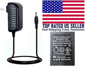 Charger AC Adapter Power Supply 12V 1.5A 18W Jiedong Electron JDA1201500WUS - Picture 1 of 4