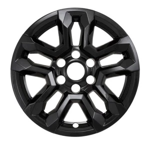 Chevrolet Silverado 1500 RST 22-25 18" Impostor Wheel Skins- Gloss Black - Picture 1 of 1