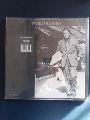 Neil Young w/Crazy Horse World Record  2LP Colored Vinyl Etched Side Booklet New - Image 1 of 2