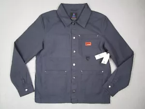 Rip Curl Jacket Mens Large Blue Button Up Search Chore Coat Workwear Skate - Picture 1 of 10