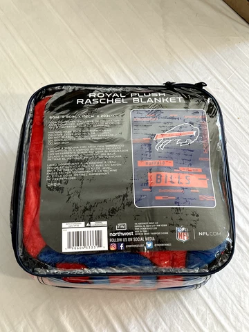Buffalo Bills NFL 60" x 80" Plush Throw Blanket Northwest Company Cover