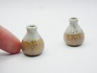 2 pcs Miniature Ceramic Vase Japanese Style decor Dollhouse Flower Vase 1/12