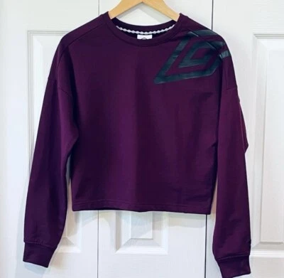 Moletom Umbro roxo cropped manga longa P - Imagem 1 de 4