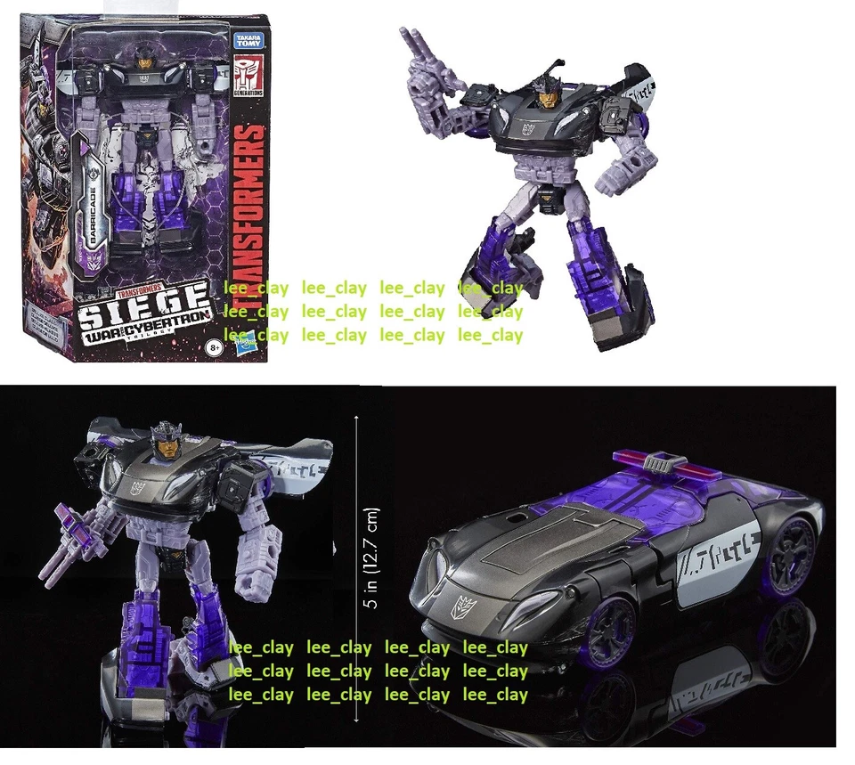 Transformers VAULT: SIEGE War for Cybertron Deluxe Class Barricade ¡NUEVO SELLADO! Foto 1 de 1