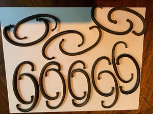 1900's (16) NOS Cast Iron Bails Rustic Hand Made Drawer Pulls lot - Picture 1 of 10