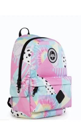 HYPE PASTELL ABSTRACT BACKPACK Rucksack 28L Schultasche Kinder, Damen, Herren - Bild 1 von 4