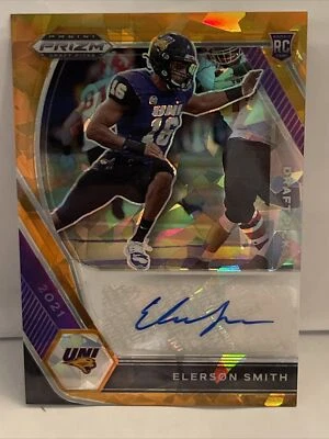 ELERSON SMITH 2021 Prizm Draft Picks RC Auto Orange Ice GIANTS! 🔥🔥🔥 - Image 1 of 2