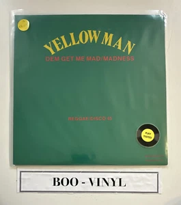 Yellowman~ Dem Get Me Mad/ Madness 12" vinyl Record Reggae EX / EX Condition - Picture 1 of 6