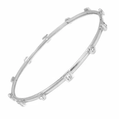 B. SMITH Ladies Bracelet W/1.10ctw Genuine Topaz in 925 Sterling Silver 8.5in - Image 1 of 2