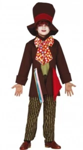 Fiestas Guirca Crazy Tailor Hatter Boys Fancy Dress Costume Age 7-9 - Picture 1 of 2