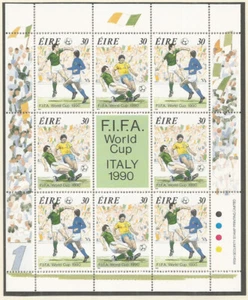 Ireland 1990 mint S/S MNH(**) soccer football - Picture 1 of 1