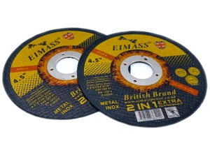CUCHILLA DE CORTE ULTRA DELGADA DISCO DE CORTE DE METAL 1mm para amoladora angular 115mm 4.5" - Imagen 1 de 3