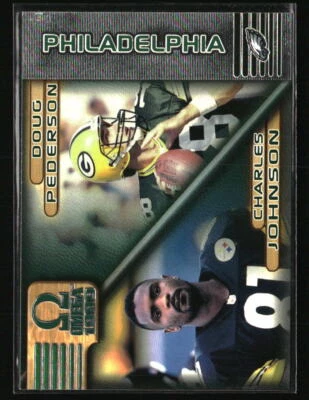 Charles Johnson / Doug Pederson 1999 Pacific Omega #183 FOOTBALL Card - Image 1 of 2