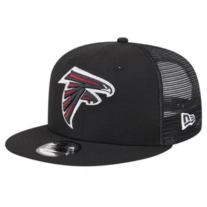 Atlanta Falcons New Era Classic 950 9FIFTY Adult Trucker Snapback Hat Cap Black - Picture 1 of 5