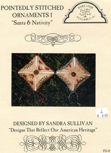 Cross Stitch Chart - Homespun Elegance - Santa & Nativity - Picture 1 of 2