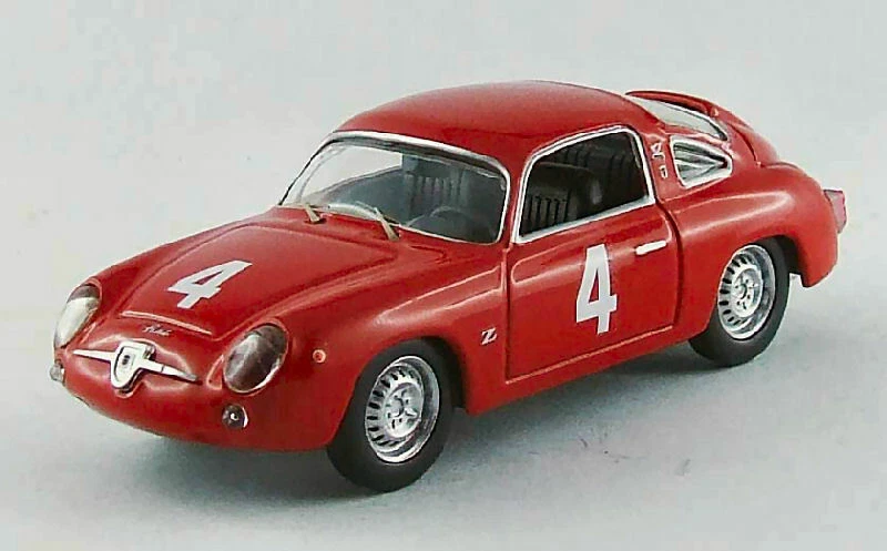 Fiat Abarth 750 #4 5th (Winner Class) Gt Gp Monza 1963 G. Capra 1:43 Model - Immagine 1 di 1