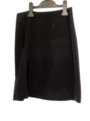 Woman's Black Lined Smart Skirt - Size 8, By Etam - Image 1 of 2