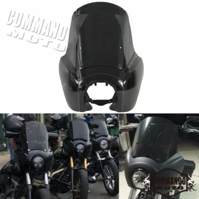 Kit carena faro parabrezza per Harley Street Bob FXBB FXBBS 2018-2025 - Immagine 1 di 4